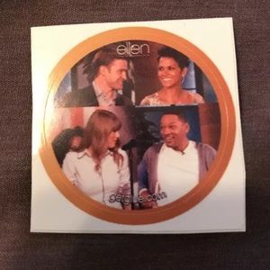 Rare Sticker! Taylor Swift Justin Timberlake Will Smith & Halle Berry On Ellen